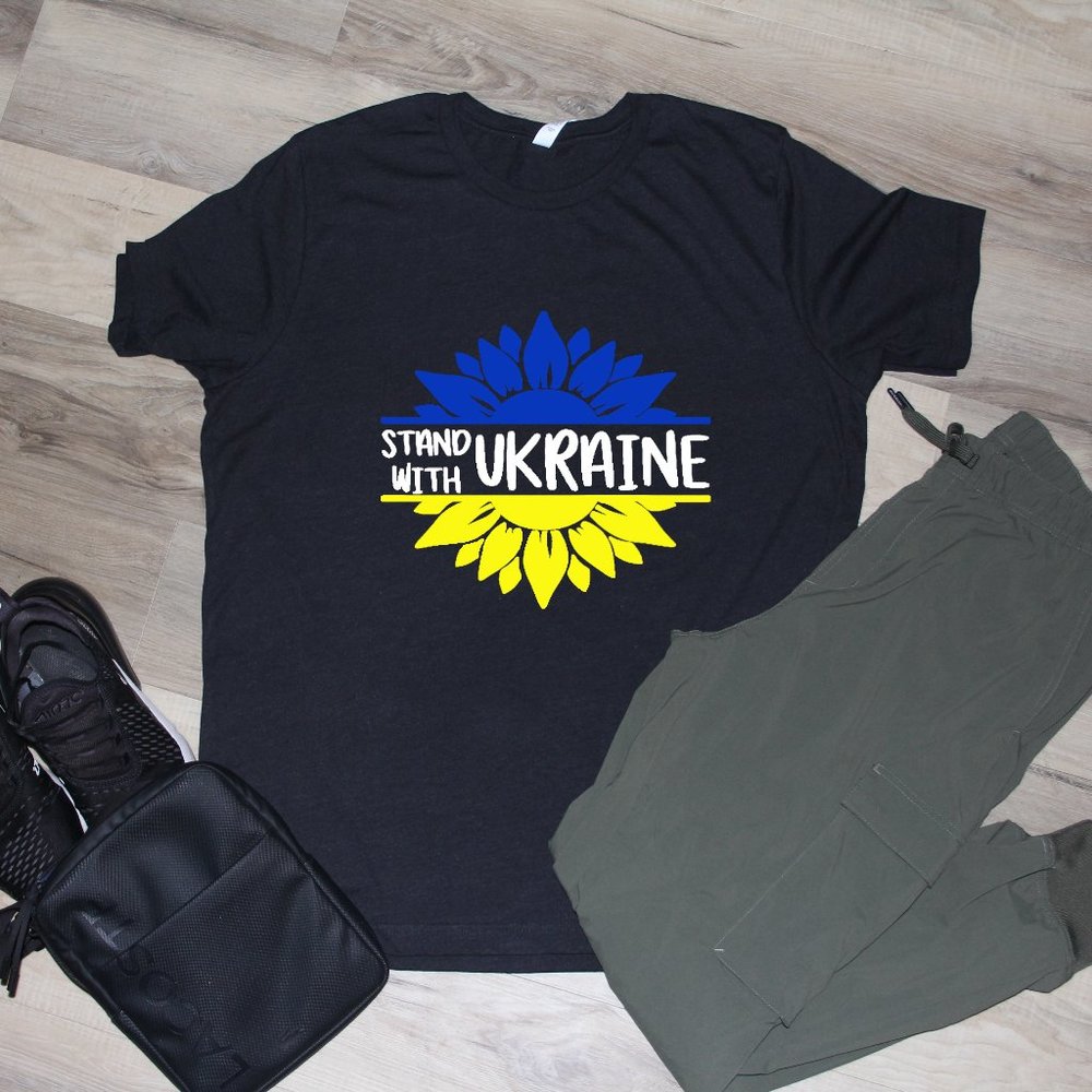 Stop Ukraine War T-shirt, Ukraine Flag Shirt, Stand With Ukraine Shirt